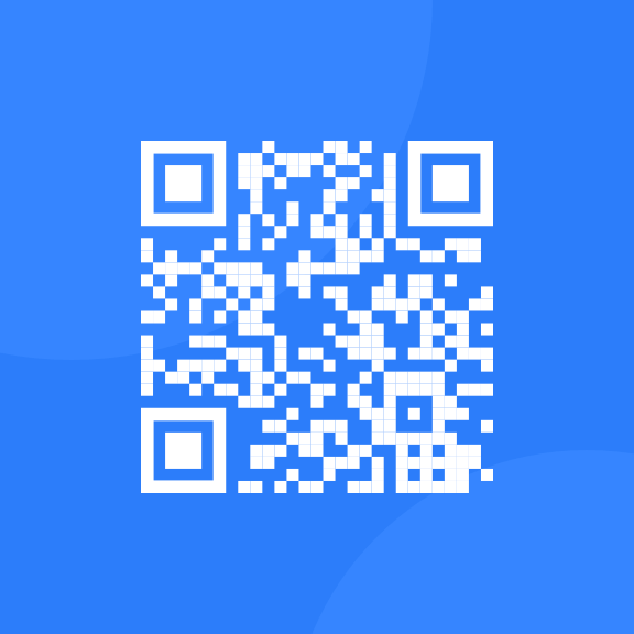 QR code linked to Frontend Mentor's website